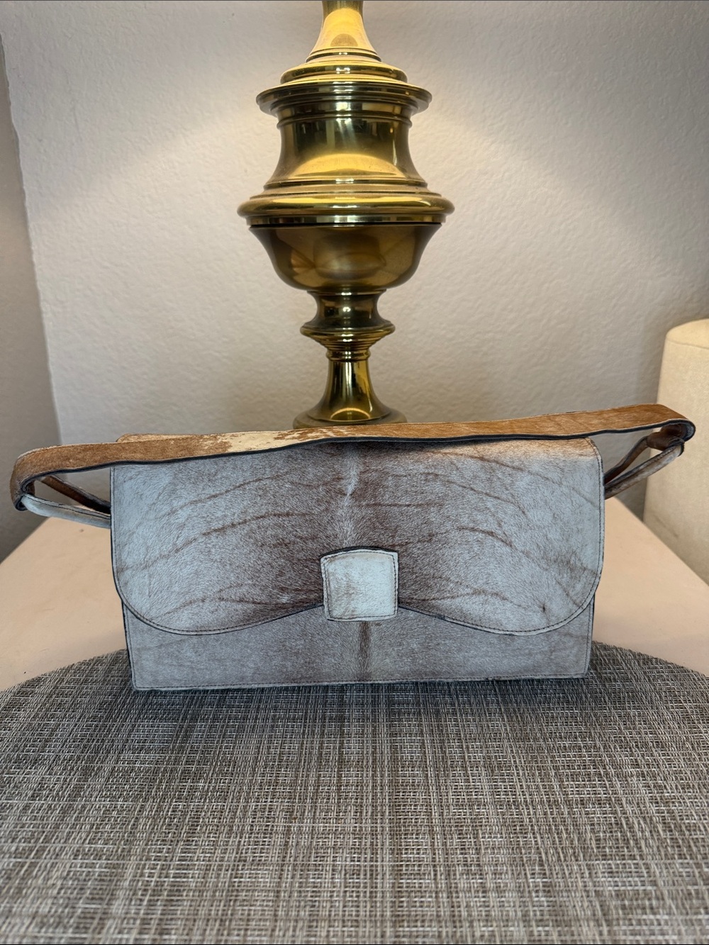 Vintage Cow Hair Shoulder Bag